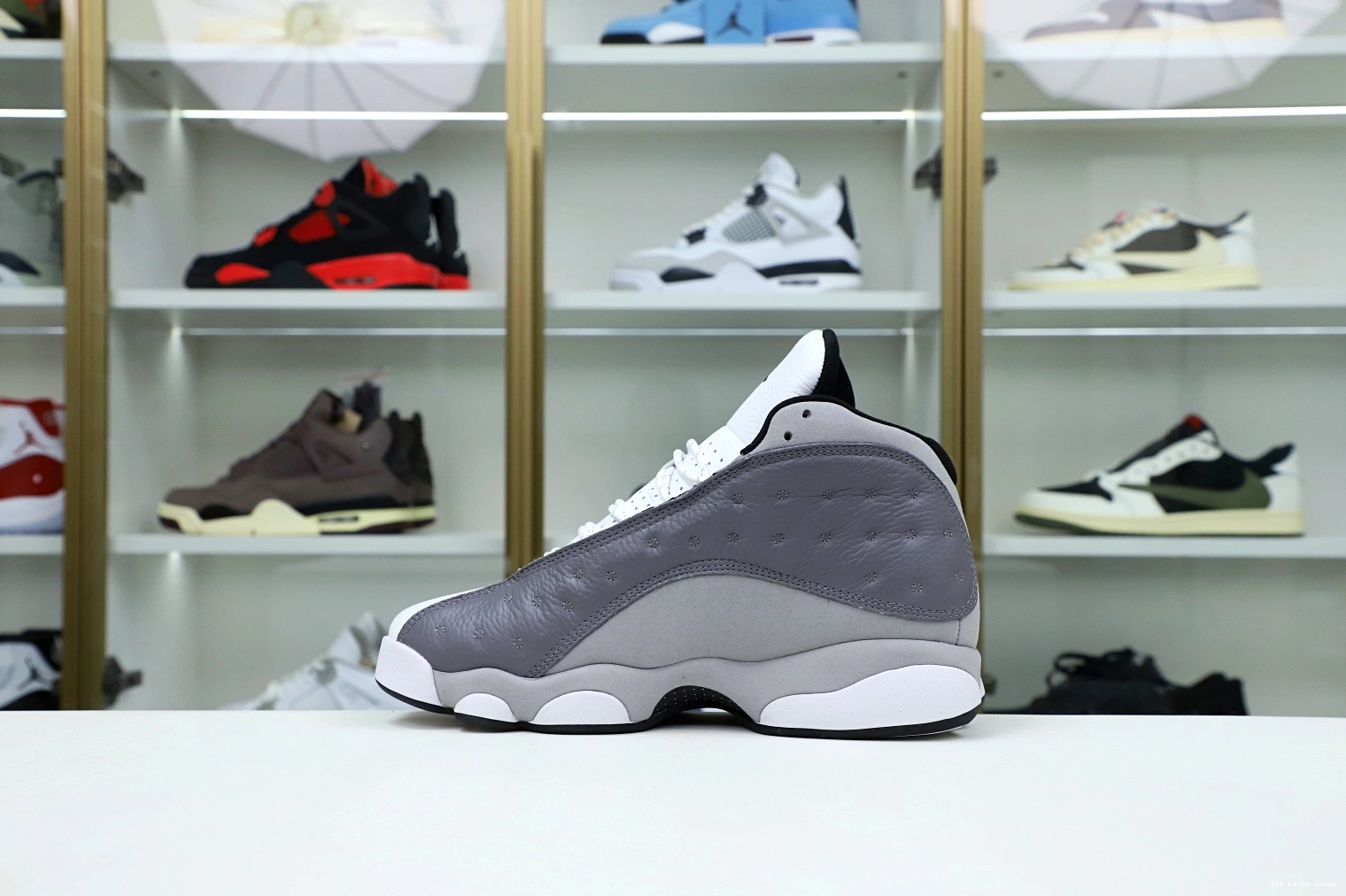 1st Kicks JORDAN 'ATMOSPHERE GREY' RETRO AIR 13 -414571- Kimikick Trendy 1929 1207